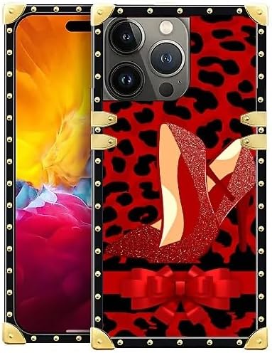 Compatible with iPhone 15 Pro Max Case, Elegant High Heels Luxury Golden by Unknown