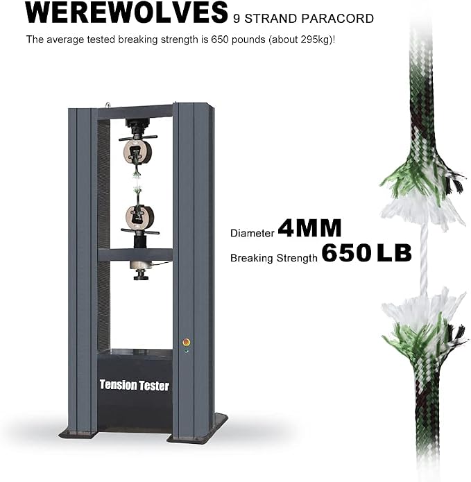 WEREWOLVES 650lb Paracord/Parachute Cord - Image 4