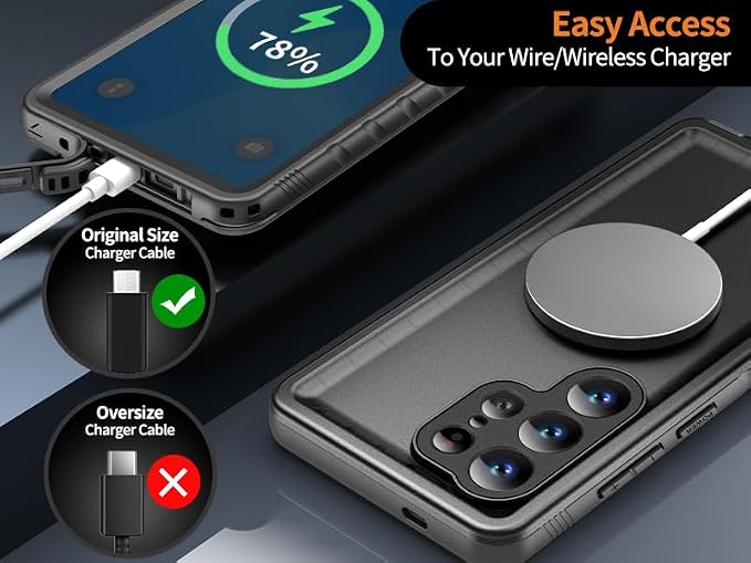 Cozycase for Samsung Galaxy S25 Ultra Waterproof Case - Image 10