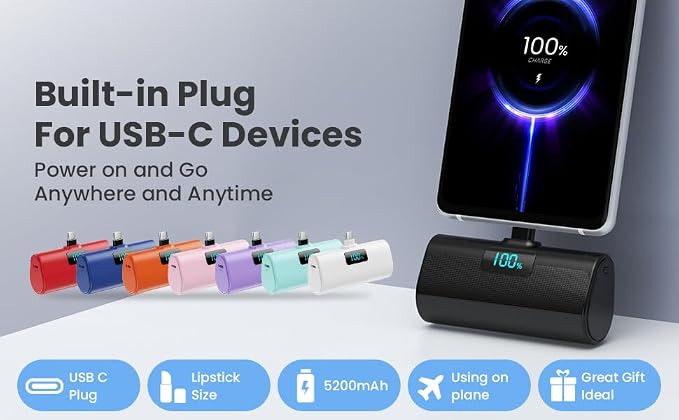 Portable Charger for iPhone 17/16/15 Series, Upgraded 5200mAh PD USB C Power - Image 8