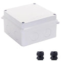 Junction Box, Reserved Holes Electrical Boxes Waterproof IP65 ABS Plastic by LuSumtly