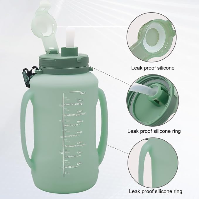 64oz Foldable Silicone Water Bottle - Image 4