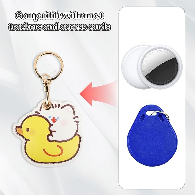 Leather Keychain Case Holder Compatible - Image 4