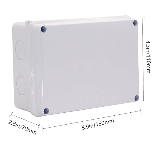 Junction Box Dustproof Waterproof IP65 ABS Plastic Electrical Boxes, Indoor & - Image 2
