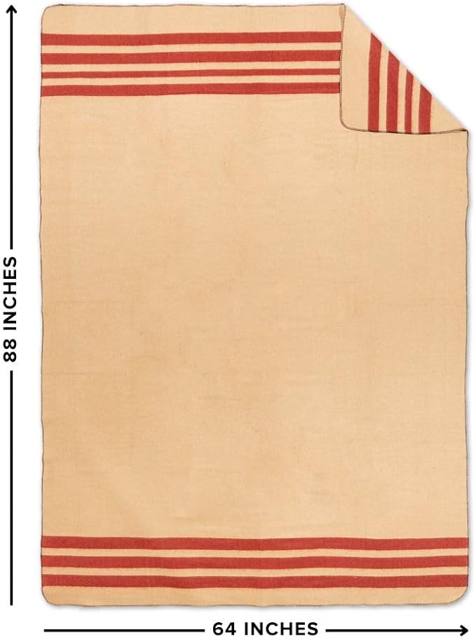 Arcturus Rainier Wool Blanket, Washable Wool Blanket - Image 2