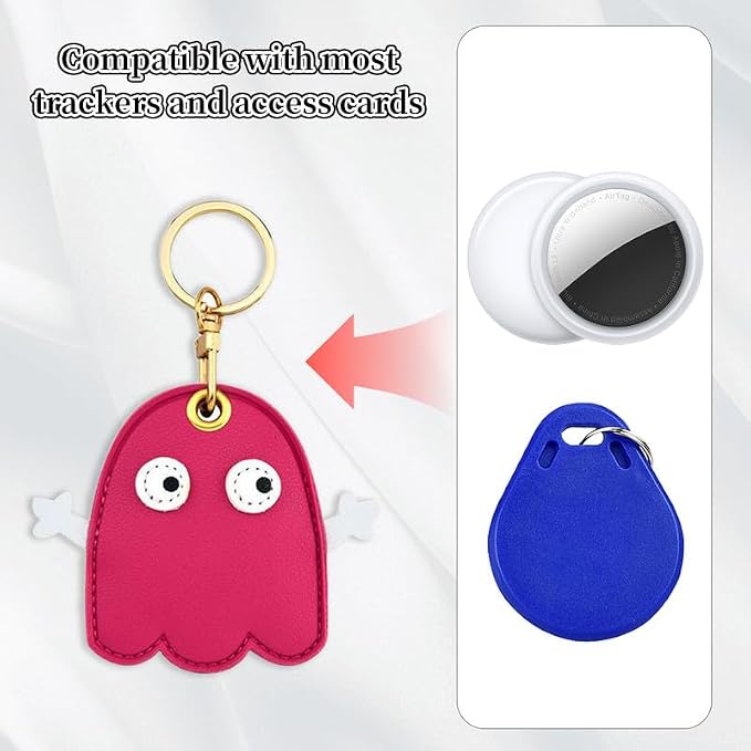 Leather Keychain Case Holder Compatible - Image 4