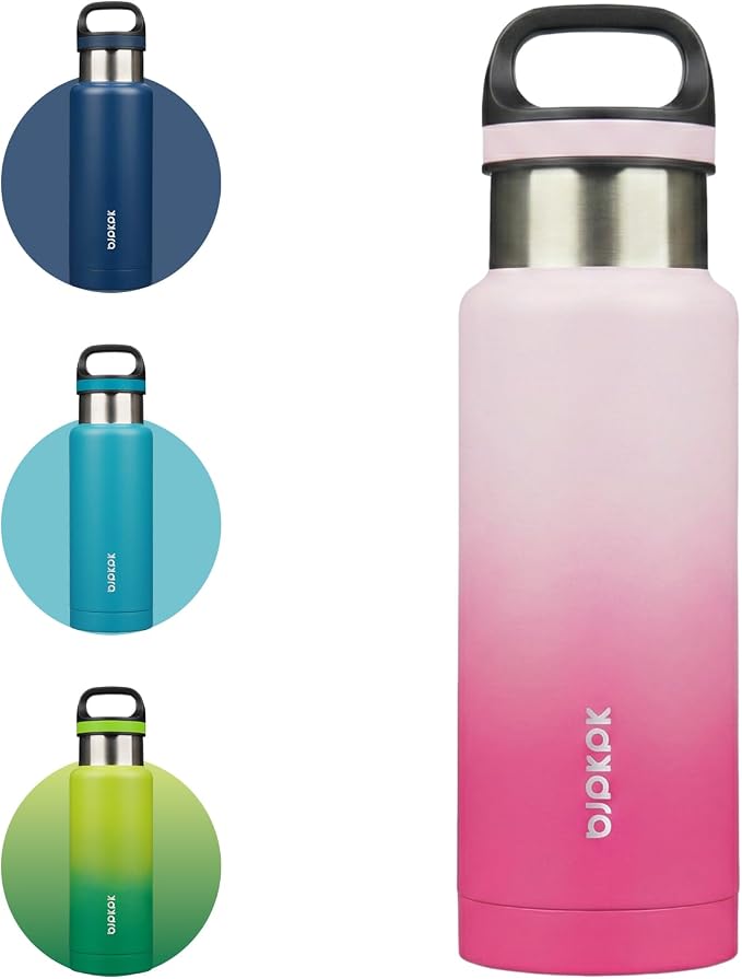 BJPKPK Insulated Water Bottle 18OZ Stainless Steel Water Bottle by BJPKPK