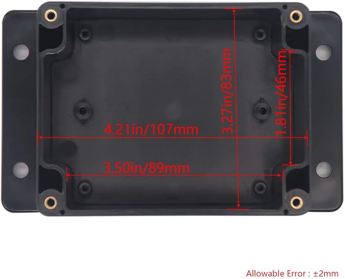 Project Box ABS Black Electrical Boxes IP65 Outdoor Waterproof Box Electronic - Image 4