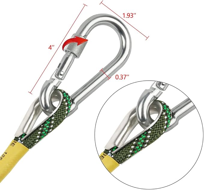 X XBEN Outdoor Climbing Rope 10M 20M 30M 50M 70M 152M 352M Static Rock Climbing - Image 3