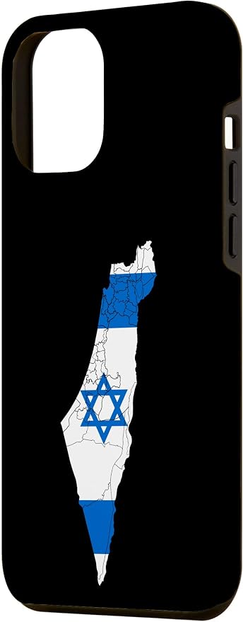 Israel National Flag Distressed Map Case - Image 2
