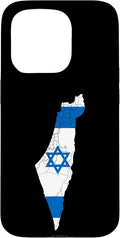 Israel National Flag Distressed Map Case by Unknown