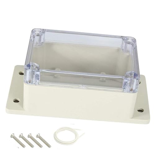 YXQ 100x68x50mm Clear Cover Junction Box Waterproof ABS Project Case Enclosure by YXQ