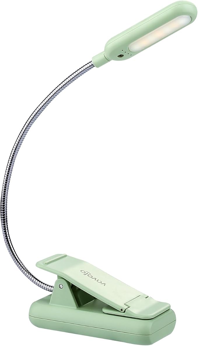VAVOFO Rechargeable Book Light for Reading in Bed Kids, 7 LED Reading Light by VAVOFO