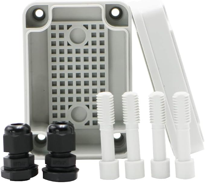 MAKERELE Outside Electrical Box Waterproof Grey 3.74”2.56”2.17” IP67 Small - Image 6