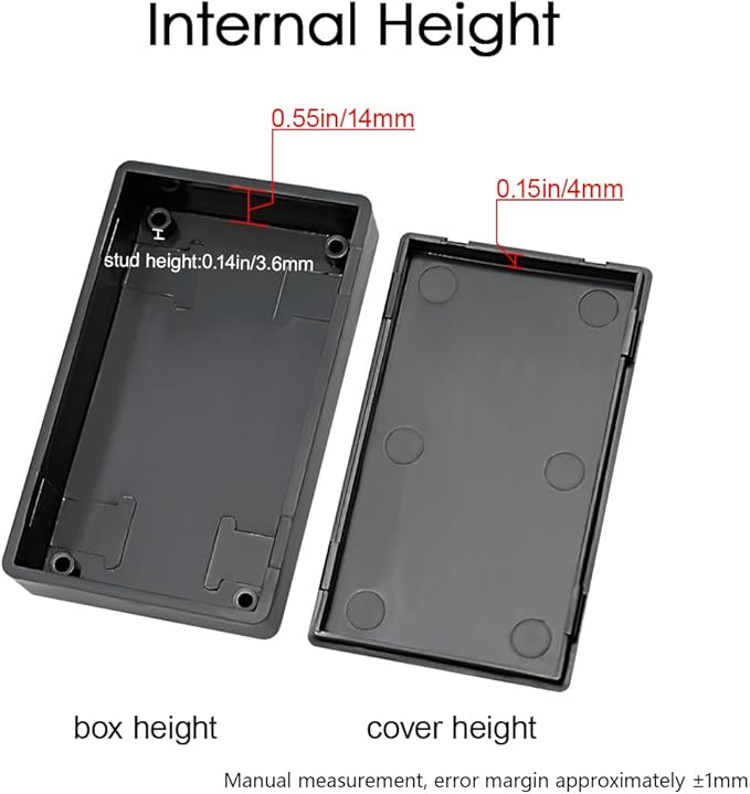 LeMotech Project Box, 5 Pieces ABS Electrical Box Small Junction Box - Image 4