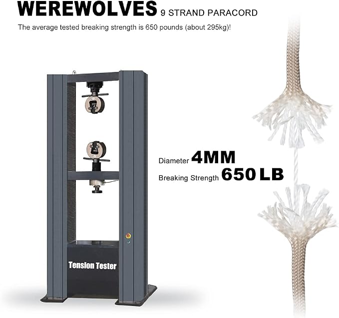 WEREWOLVES 650lb Paracord/Parachute Cord - Image 4