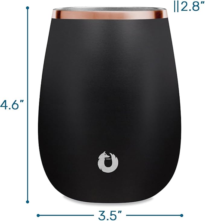 SNOWFOX Premium Vacuum Insulated Stainless Steel Grand Pinot Wine Glass - Image 2