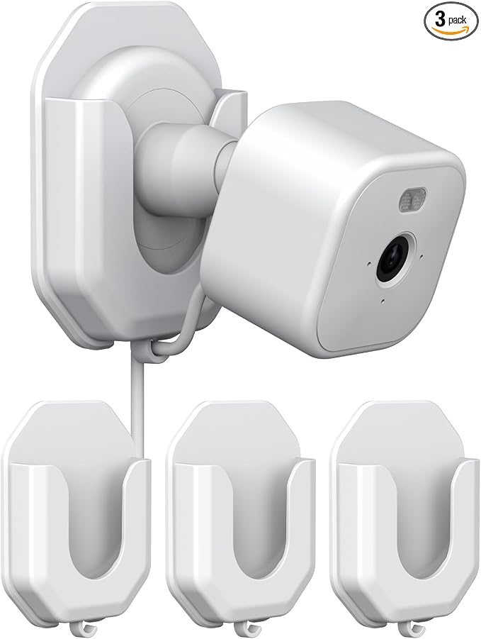 KMOUANTS 3 Pack Blink Mini No Drill No Screws Wall Mount Bracket by KMOUANTS