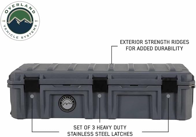 Overland Vehicle Systems 40100021 Dark Gray 117 QT Dry Box Storage - Image 5