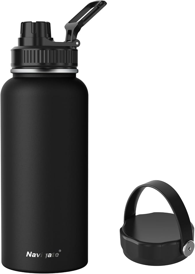Navigate 32 oz Insulated Stainless Steel Sports Water Bottle by Navigate