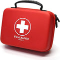 Compact First Aid Kit Designed for Family Emergency Care. Waterproof EVA Case by SHBC
