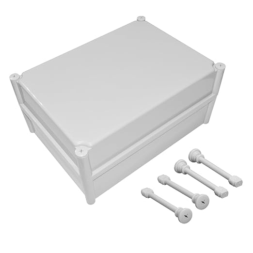 LeMotech Junction Box IP67 Waterproof Dustproof ABS Plastic Project Box by LeMotech
