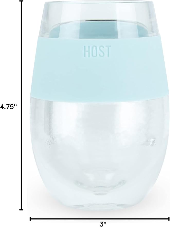 HOST Wine Freeze Cooling Cup, Plastic Double Wall Insulated Freezable Drink - Image 10
