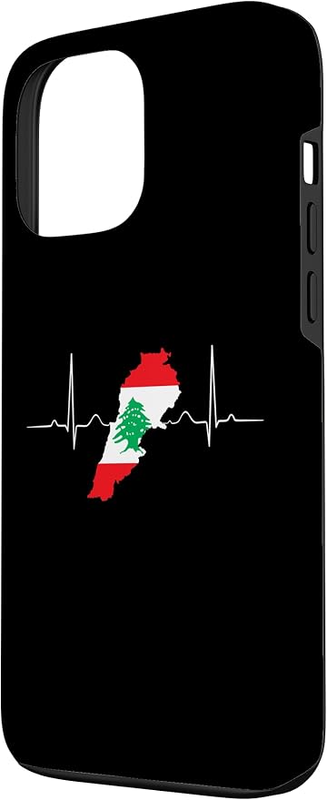 Lebanon Heart Lebanese Heartbeat Vintage Lebanon Map Case - Image 2
