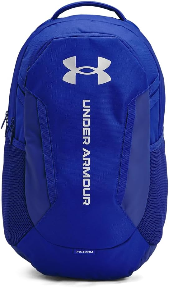 Under Armour Unisex-Adult Hustle 6.0 Backpack, Royal/Royal/Metallic Silver by UnderArmour