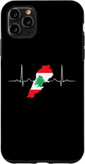 Lebanon Heart Lebanese Heartbeat Vintage Lebanon Map Case by Unknown