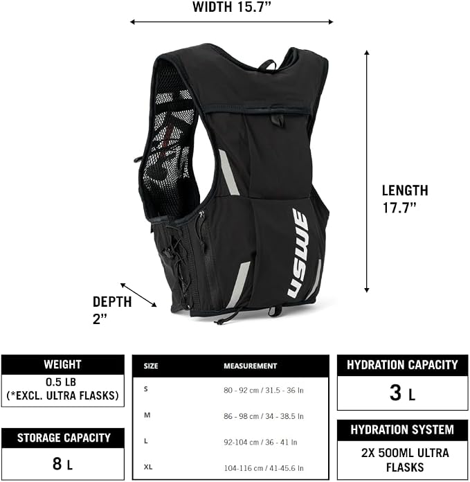 USWE Pace - Running Vest Hydration Pack - Image 2