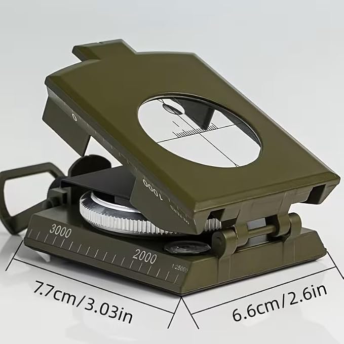 Multifunctional Military Aiming Navigation Compass Compass | IP65 Military - Image 8