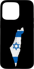 Israel National Flag Distressed Map Case by Unknown