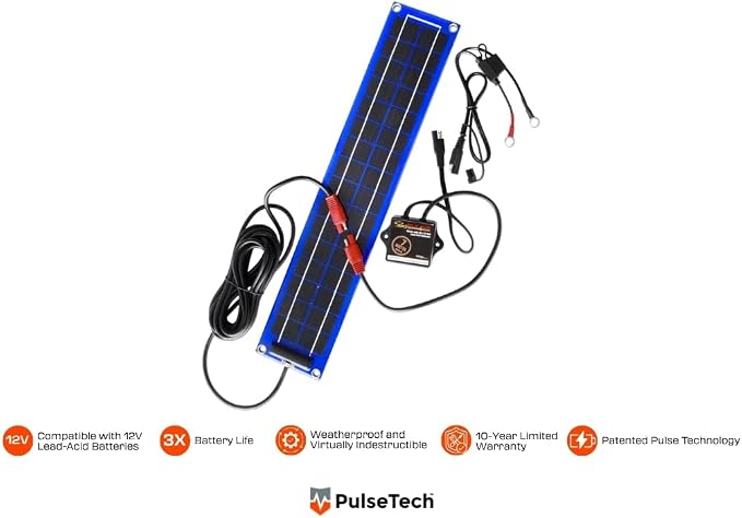 PulseTech SolarPulse SP-7 Slim Design Solar Battery Charger Maintainer - Image 2