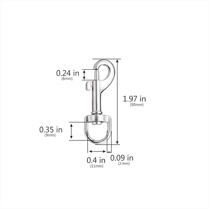 Lucky Goddness 50pcs Swivel Snap Hooks - Image 4