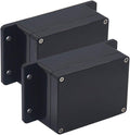 2 Pack Project Box IP65 Waterproof Junction Box ABS Plastic Black Electrical by Raculety