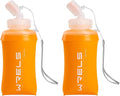 WRELS 350ml/500ml TPU Soft Water Bottles BPA Free Collapsible Soft Flask by WRELS