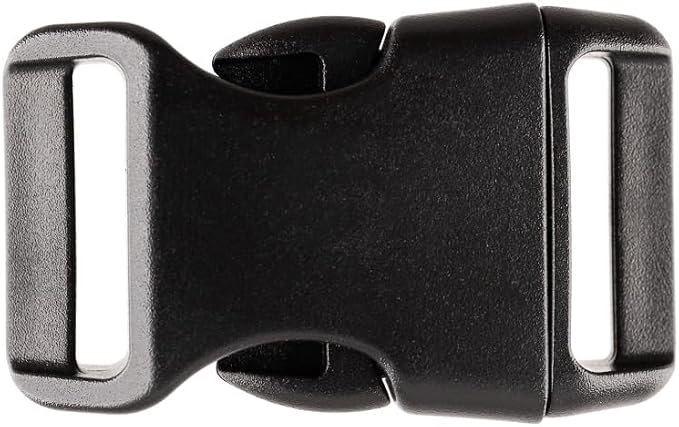 Black Plastic Side Release Buckles by ParacordPlanet