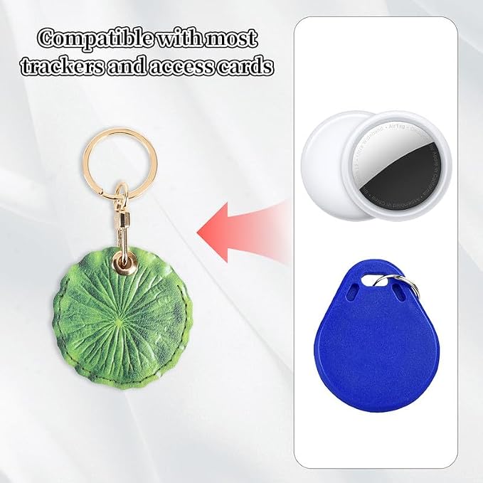Leather Keychain Case Holder Compatible - Image 4