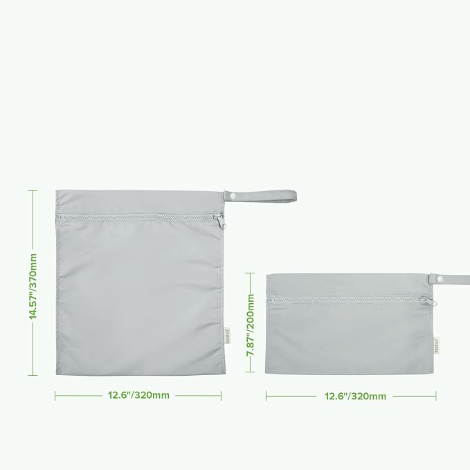 haakaa Waterproof Wet Bags for Baby Wet Dry Bags for Cloth Diaper, Swimsuit & - Image 9