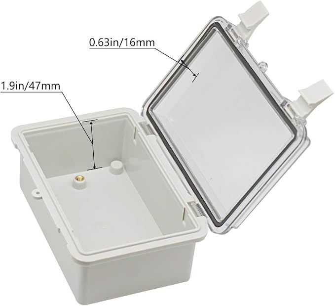 Zulkit Junction Box ABS Plastic Dustproof Waterproof IP65 Electrical Boxes - Image 4