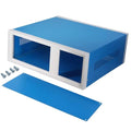 Zulkit Junction Box Blue Metal Project Box DIY Electric Enclosure Case by Zulkit