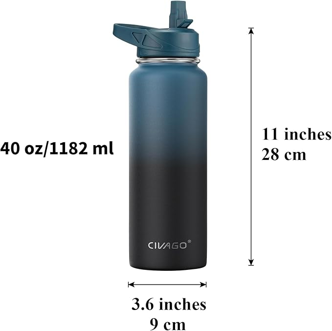 CIVAGO 40 oz Insulated Water Bottle - Image 4