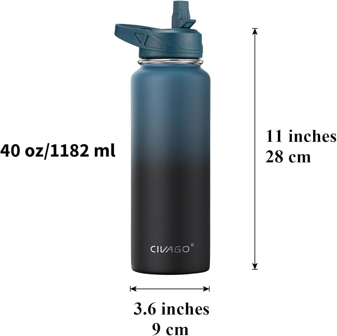 CIVAGO 40 oz Insulated Water Bottle - Image 4