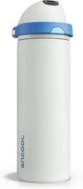 Insulated Water Bottle with Straw by ENCOOL