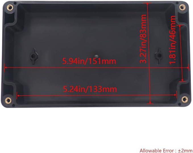 Project Box ABS Black Electrical Boxes IP65 Outdoor Waterproof Box Electronic - Image 4