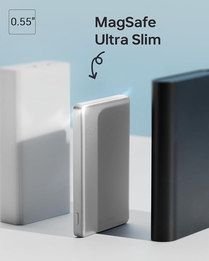 ULiXWH 10, 000mAh for MagSafe Power Bank Ultra Slim, Magnetic Wireless Charger - Image 3