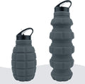 QiCheng&LYS 19.5oz Collapsible Travel Water Bottle, Reuseable BPA Free Silicone by QiCheng%26LYS