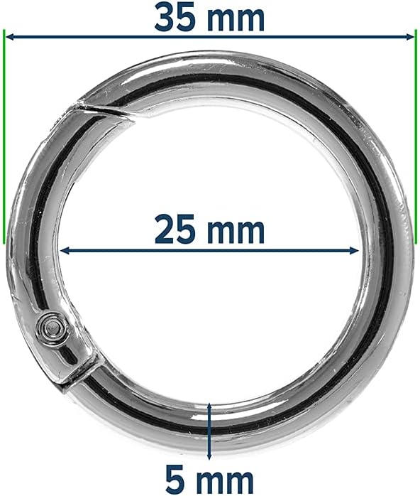 Paracord Planet Spring Gate O Rings – Available in 3/4 Inch and 1 Inch Sizes – - Image 4