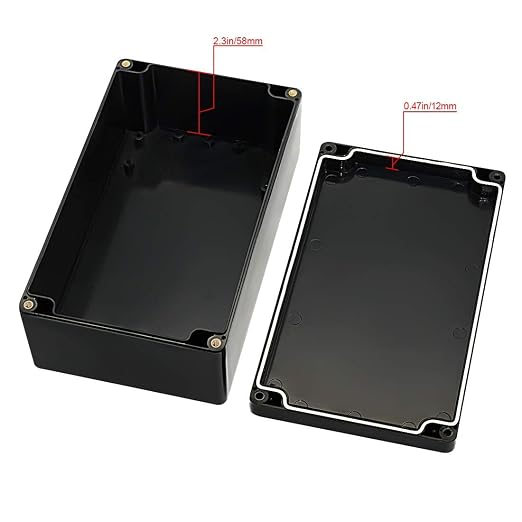 LeMotech ABS Plastic Electrical Project Case Power Junction Box, Project Box - Image 3
